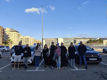 Instructores Maximux Driver con alumno en clase de reciclaje Murcia