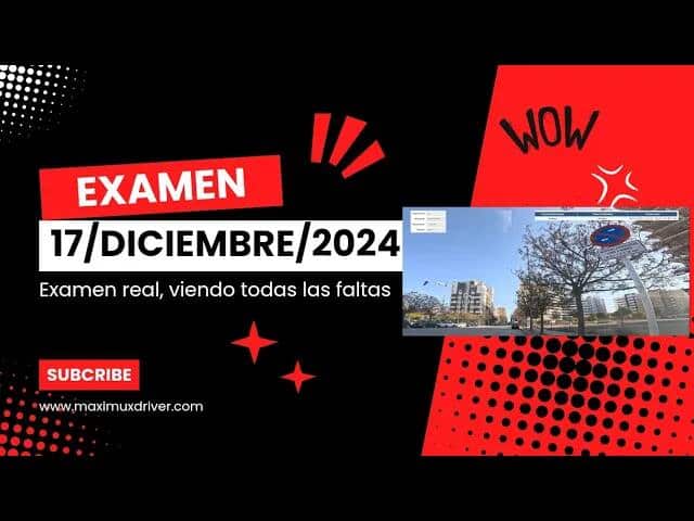 Examen real 17/12/2024 — resultado APTO — Maximux Driver