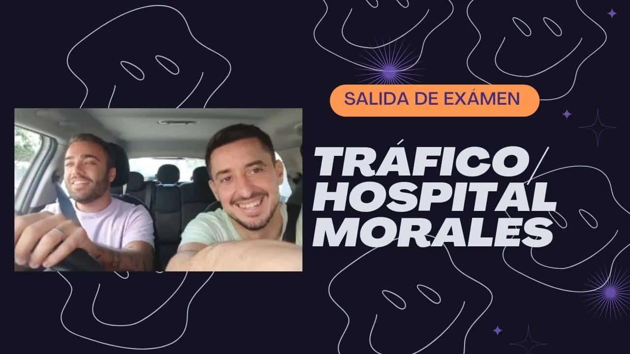 Salida examen Tráfico conducción autónoma Hospital Morales Murcia — Maximux Driver