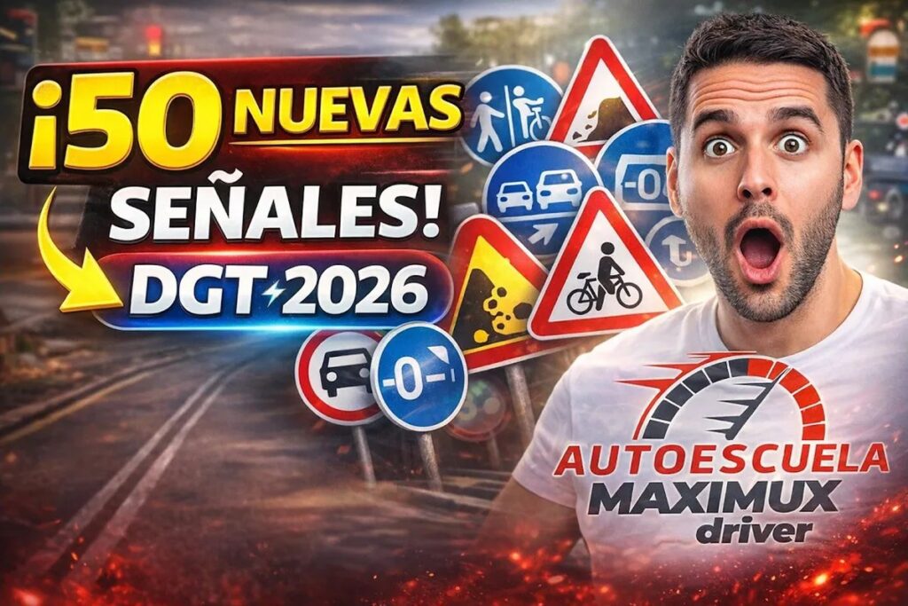 50 nuevas señales DGT 2026 explicadas en el canal de Maximux Driver Murcia